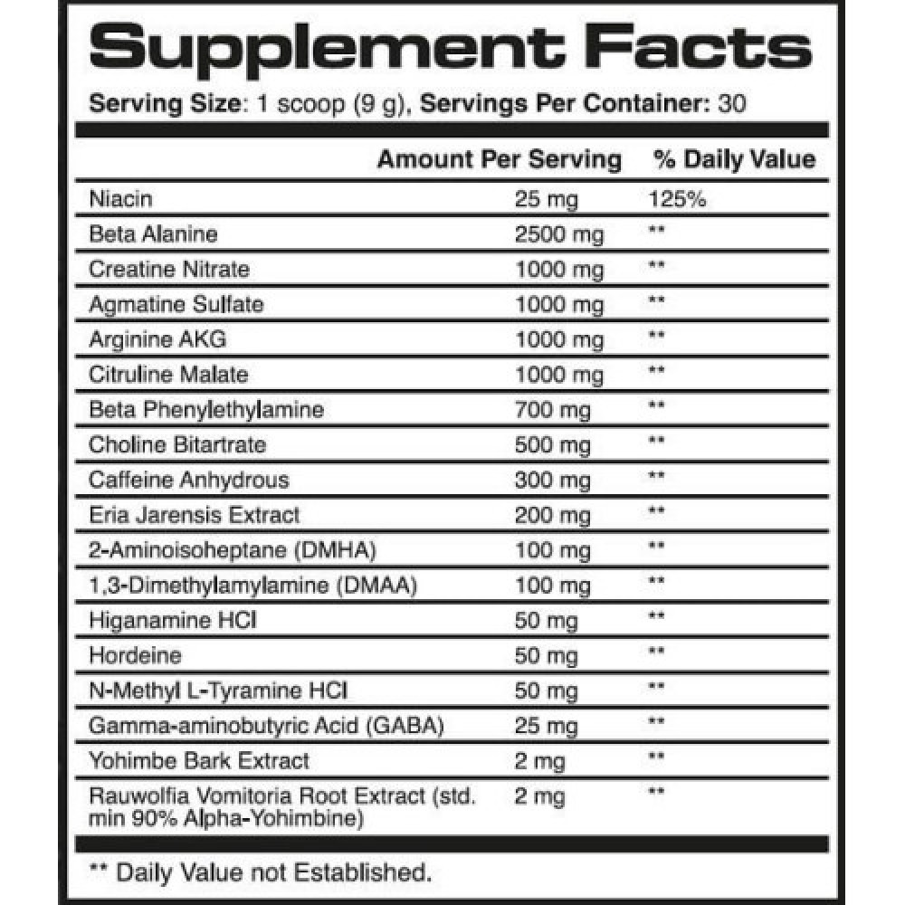 Flame Skull 330g dmaa preworkout